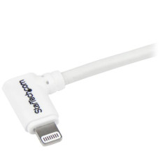 STARTECH CABLE 1M LIGHTNING ACODADO A USB BLANCO