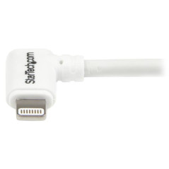 STARTECH CABLE 1M LIGHTNING ACODADO A USB BLANCO