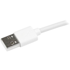 STARTECH CABLE 1M LIGHTNING ACODADO A USB BLANCO