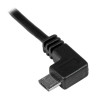 STARTECH CABLE 1M MICRO USB ACODADO IZQUIERDO