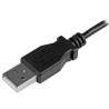 STARTECH CABLE 1M MICRO USB ACODADO IZQUIERDO