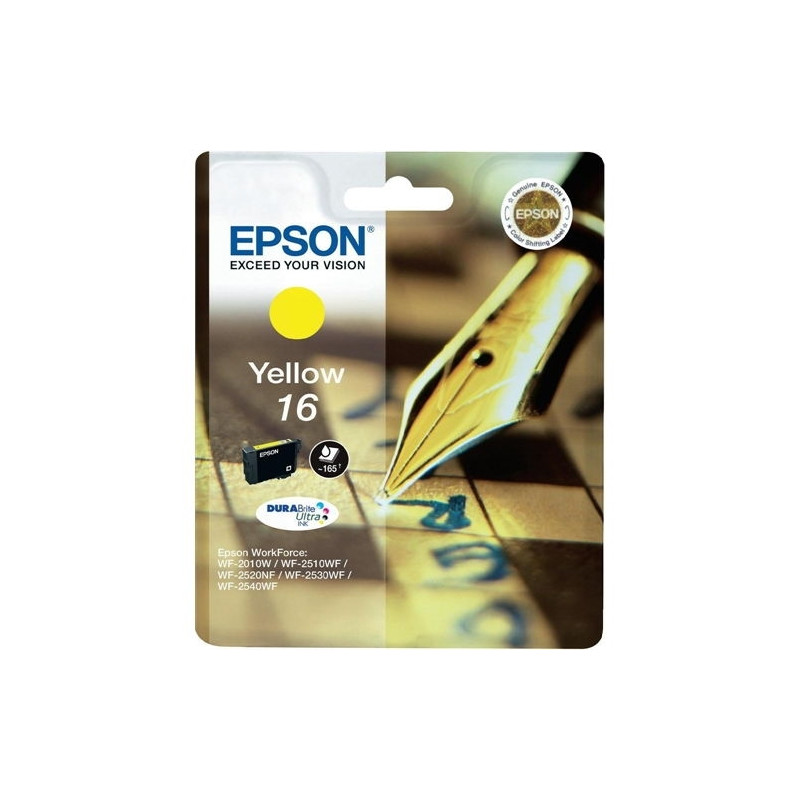 EPSON CARTUCHO AMARILLO 165 PAG. WF-2010W/2510WF/2520NF/2530WF/2540WF