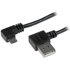 STARTECH CABLE 1M MICRO USB ACODADO A DERECHA