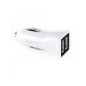 CARGADOR 2XUSB APPROX COCHE BLANCO