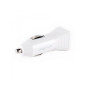 CARGADOR 2XUSB APPROX COCHE BLANCO