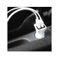 CARGADOR 2XUSB APPROX COCHE BLANCO