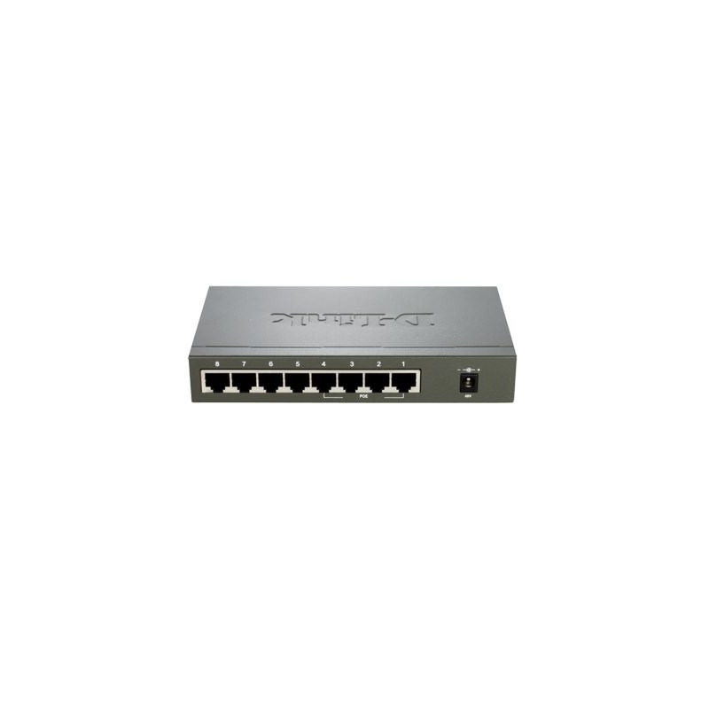 SWITCH D-LINK 8 PUERTOS 10-100 (4 PUERTOS POE)