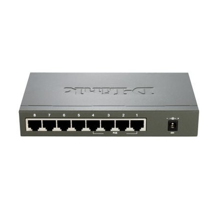 SWITCH D-LINK 8 PUERTOS 10-100 (4 PUERTOS POE)