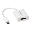 STARTECH ADAPTADOR USB-C A DISPLAYPORT BLANCO