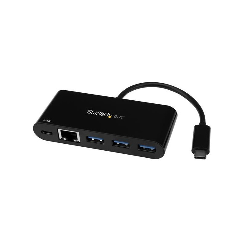 STARTECH ADAPTADOR USB-C DE RED HUB USB 3.0 Y PD