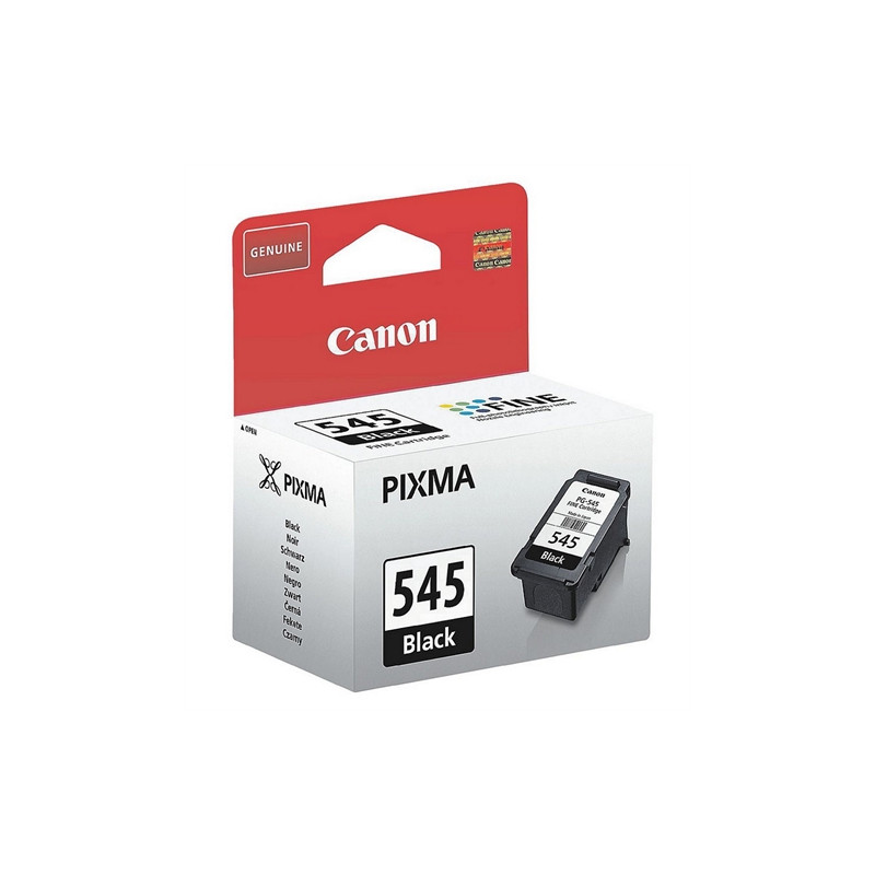 CANON CARTUCHO NEGRO PG545 8ML 180 PÁGINAS PIXMA/MG2450/MG2550