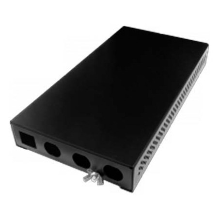 CAJA MIKROTIK DE ALUMININIO INTERIOR CA433U NEGRA