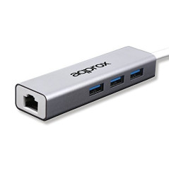 ADAPTADOR DE RED APPROX GIGABIT ADAP+ 3 PORT USB