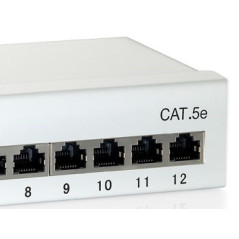 PANEL EQUIP 12P (PATCHPANEL) CAT 6 BLANCO