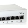 PANEL EQUIP 12P (PATCHPANEL) CAT 6 BLANCO