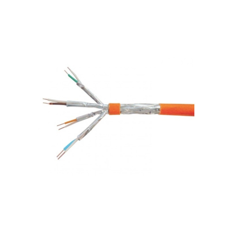 CABLE EQUIP 100M BOBINA RJ45 S-FTP CAT7 RIGIDO