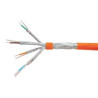 CABLE EQUIP 100M BOBINA RJ45 S-FTP CAT7 RIGIDO