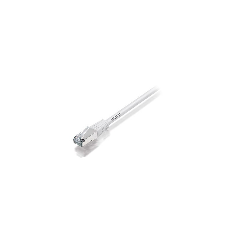 CABLE EQUIP RJ45 LATIGUILLO S-FTP CAT.7 0.5M BLANC