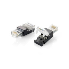 CONECTOR RJ45 CAT 6 EQUIP MODULAR TOOL-FREE 2 UNID