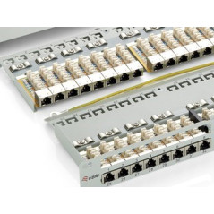 PANEL EQUIP 48P (PATCHPANEL)CAT.6 APANTALLADO GRIS