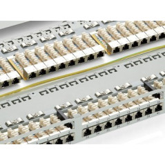 PANEL EQUIP 48P (PATCHPANEL)CAT.6 APANTALLADO GRIS