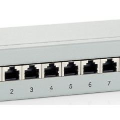 PANEL EQUIP 8P (PATCHPANEL)CAT.5E APANT. 10" GRIS