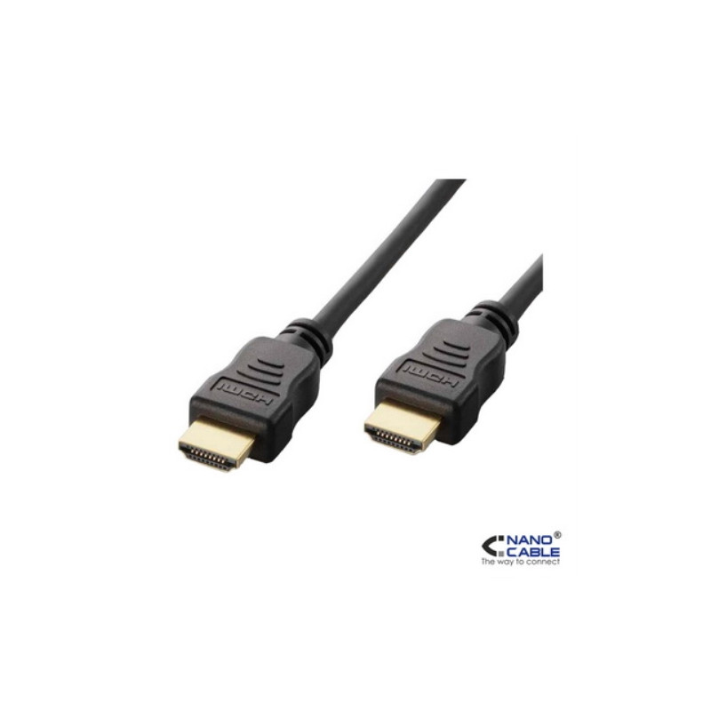 Nanocable - CABLE HDMI V1.4 de 5m (ALTA VELOCIDAD / HEC) conexión A/M-A/M