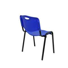 SILLA ROBLEDO PLÁSTICO AZUL