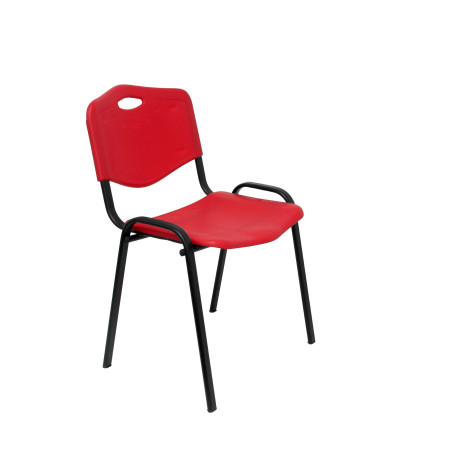 SILLA ROBLEDO PLÁSTICO ROJO