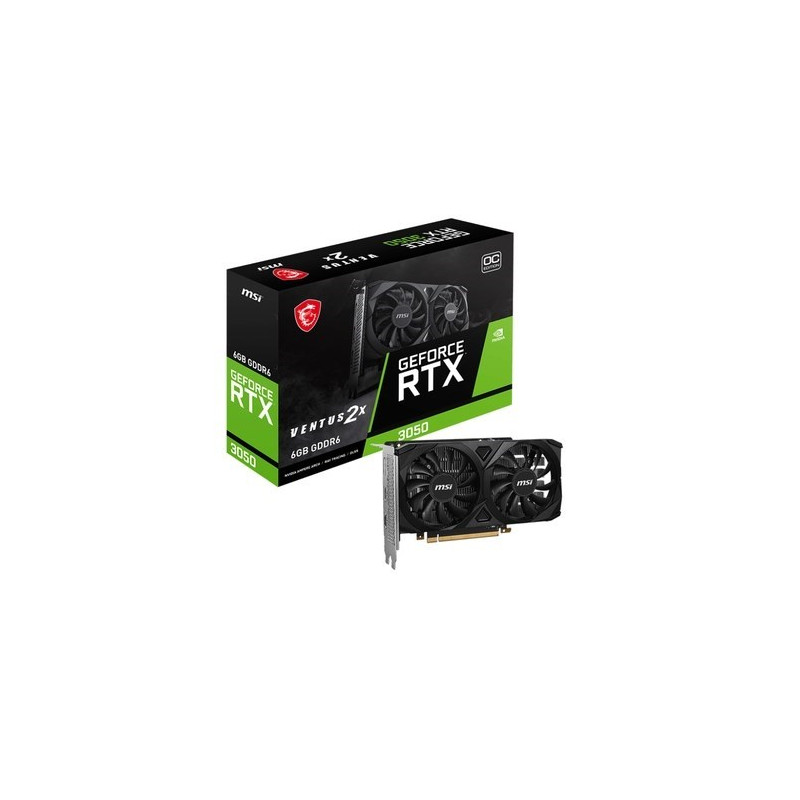 SVGA GEFORCE MSI RTX 3050 VENTUS 2X 6G OC DDR6