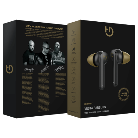 AURICULAR BT. HIDITEC TRUE WIRELESS VESTA 90´S LIMITED E