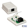 Nanocable - Roseta de superficie RJ45 CAT.5E UTP 1 toma - color BLANCO