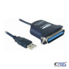 Nanocable - Convertidor de USB a PARALELO de 1,5m conexión  A/M-CN36(IEEE1284)/M - Centronics