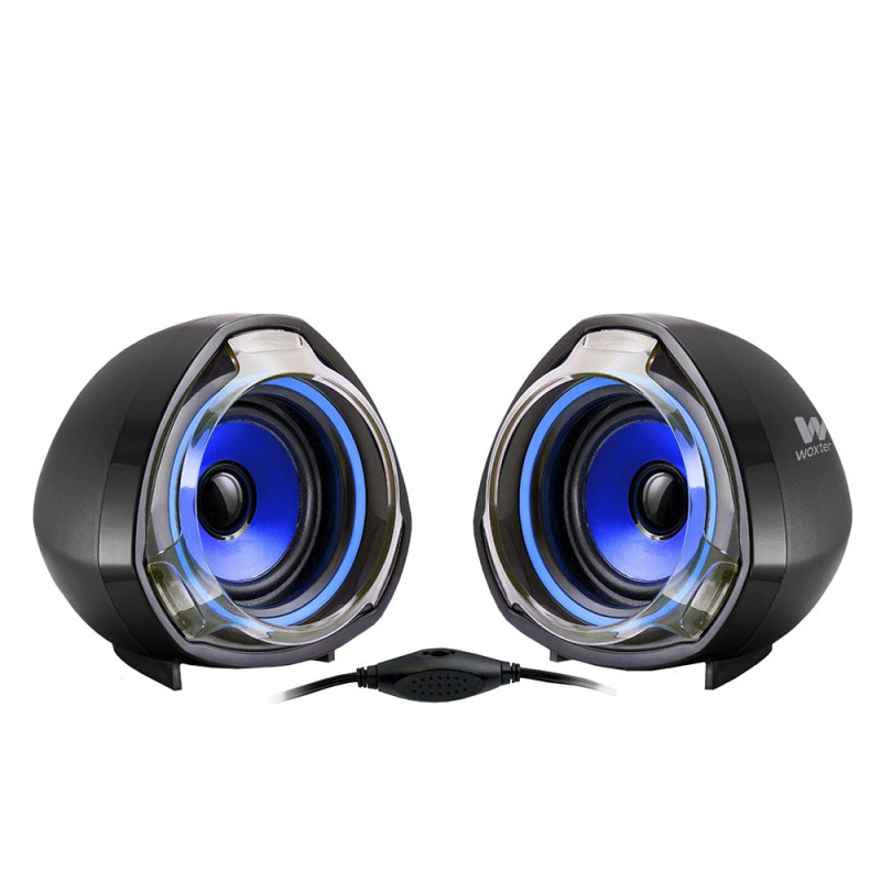 ALTAVOCES WOXTER 2.0 BIGBASS 70 USB AZUL