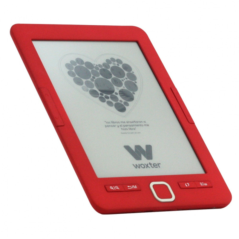 E-BOOK WOXTER SCRIBA 195 6" 4GB E-INK ROJO