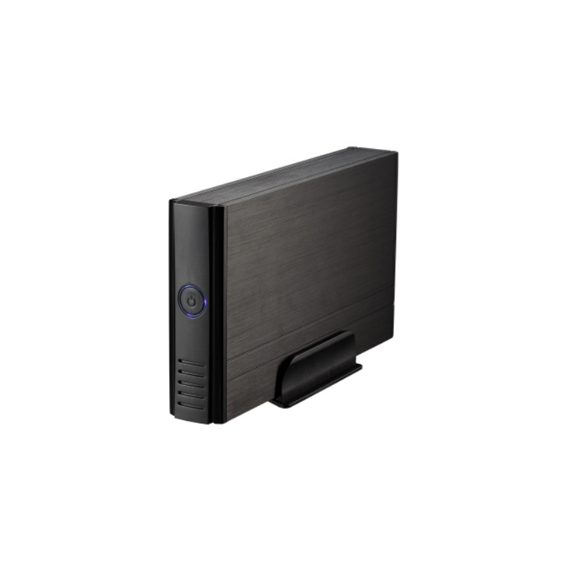 TooQ - Carcasa aluminio de HDD TQE-3520B - 3.5" - IDE/SATA - USB 2.0 - Negro