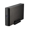 TooQ - Carcasa aluminio de HDD TQE-3520B - 3.5" - IDE/SATA - USB 2.0 - Negro