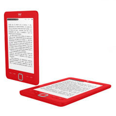 E-BOOK WOXTER SCRIBA 195 6" 4GB E-INK ROJO