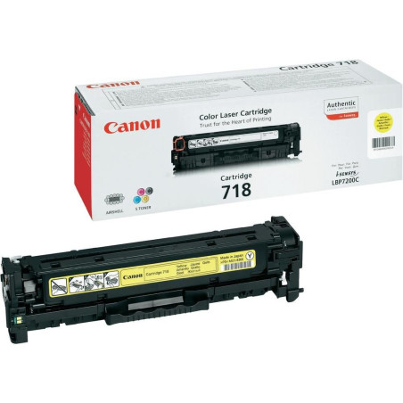 TONER CANON 718Y LBP7200-MFC 83XX AMARILLO