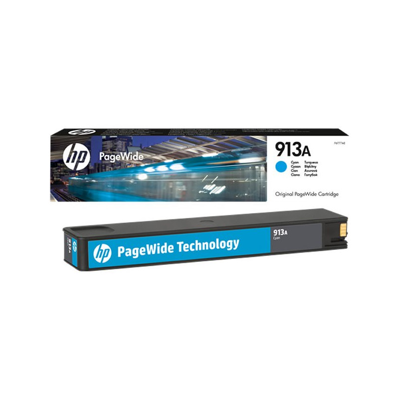 CARTUCHO HP 913A CIAN PARA PAGEWIDE 352DW,MF