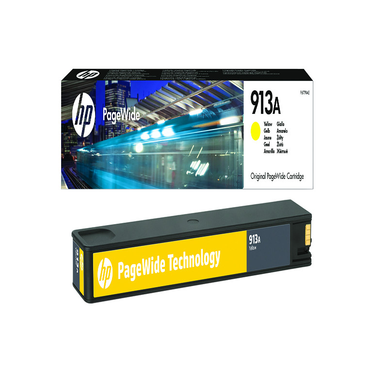 CARTUCHO HP 913A AMARILLO PARA PAGEWIDE 352DW,MF