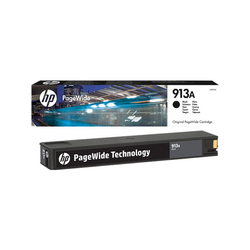 CARTUCHO HP 913A NEGRO PARA PAGEWIDE 352DW,MF