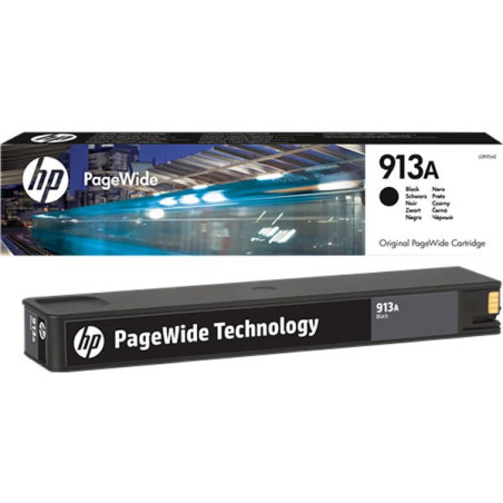 CARTUCHO HP 913A NEGRO PARA PAGEWIDE 352DW,MF