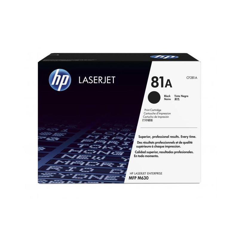 TONER HP 81A CF281A LASERJET M605