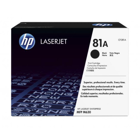 TONER HP 81A CF281A LASERJET M605