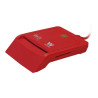 LECTOR TARJETA CHIP DNIE USB WOXTER ROJO TR3.0