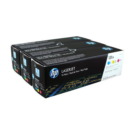 TONER HP131A PACK3 COLOR (CIAN, MAGENTA, AMARILLO)