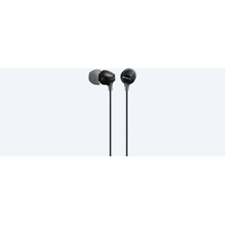 AURICULAR SONY EX-15AP (BOTON) NEGRO CON MICRO