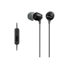 AURICULAR SONY EX-15AP (BOTON) NEGRO CON MICRO