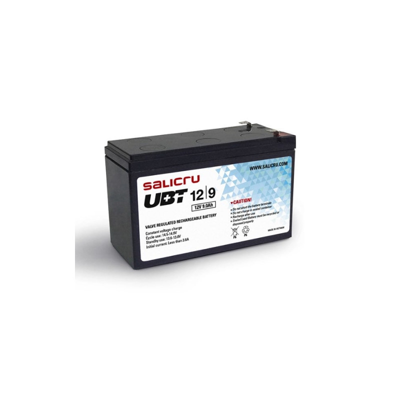 Salicru - Bateria UBT 12/9 para SAI 9Ah / 12V